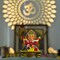 Wooden Ganesha Statue Kondapalli Hand Painted Lord Ganesh Sculpture Gajanana Ganpati Bappa Figurine for Pooja - Home Decor Hindu God Idol Murti Good Luck & Success (6.8 Inch)